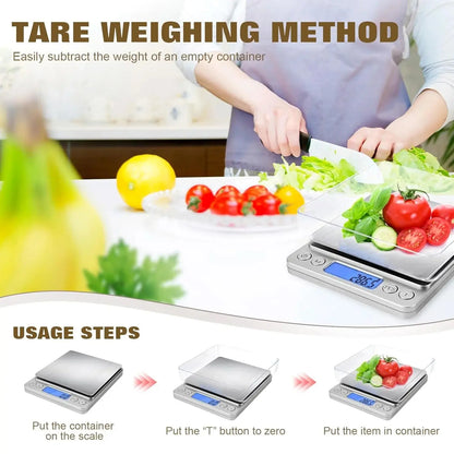 Food Scale with Grams and Oz, Multifunction Kitchen Scale for Food - Small Kitchen Appliances