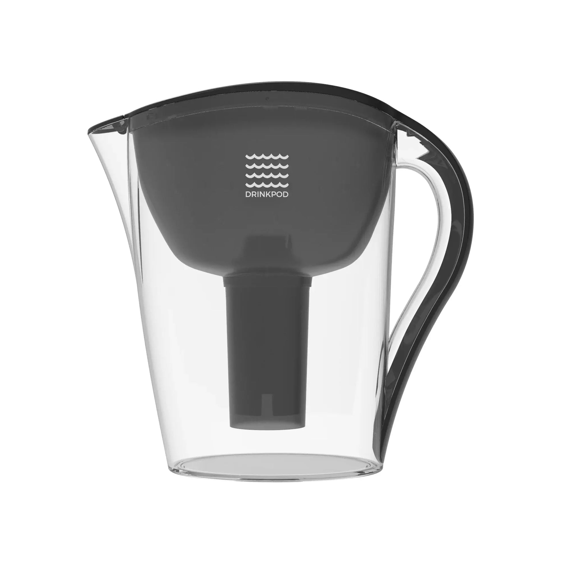 Ultra Premium Alkaline Water Pitcher 3.5L Capacity Includes 3 Filters Black