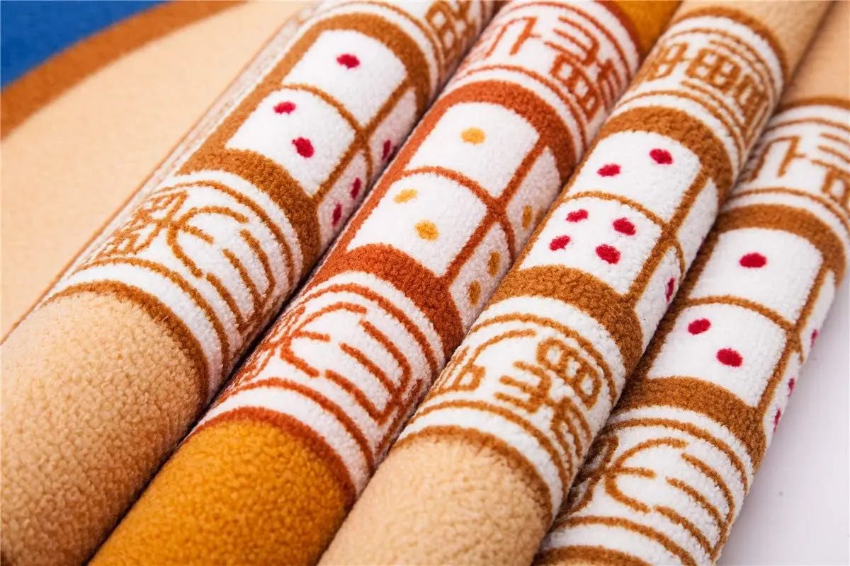 Universal Mahjong/Paigow/Card/Game Table Cover 31.5" X 31.5" (80Cm X 80Cm) (Blue)