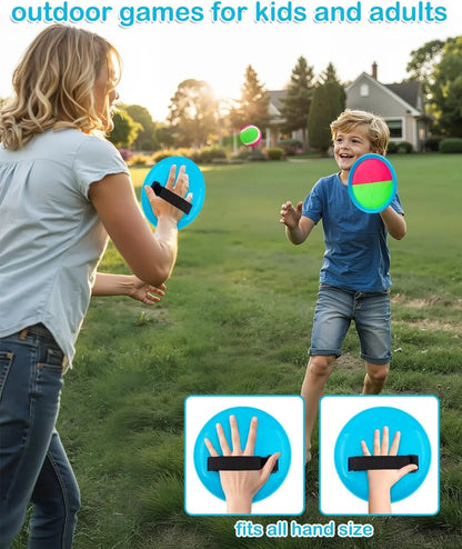 Toss and Catch Ball Set Beach Pool Toys for Kids Toddler Classic Outdoor Yard Camping Games Toys for 3 4 5 6 7 8 Year Old Boys Girls Birthday Gift