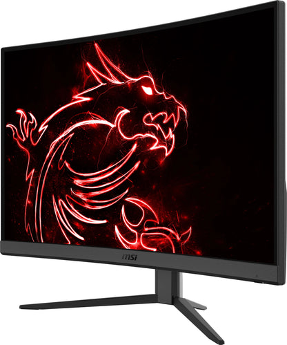Experience Immersive Gaming with the 31.5" Curved FHD Gaming Monitor - Optix G32C4W with 165Hz Refresh Rate and 1ms Response Time