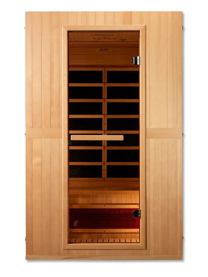 Maxxus 2 - Person Bluetooth Compatible FAR Infrared Sauna in Hemlock