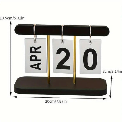 Page-Turning Desk Calendar O3D