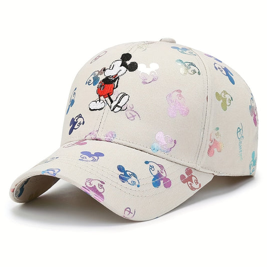Baseball Cap with Mickey Print Temu