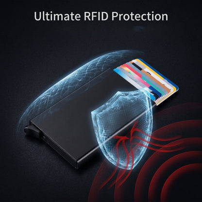 1 Automatic Pop-Up 8-Card Slot RFID Blocking