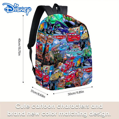 One fun-filled Cars backpack, perfect for lracers on the go! Our3Designs