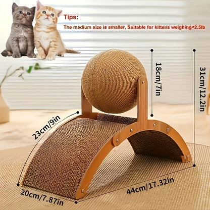Cat Scratching Board And Cat Scratching Ball for kittens and small cats