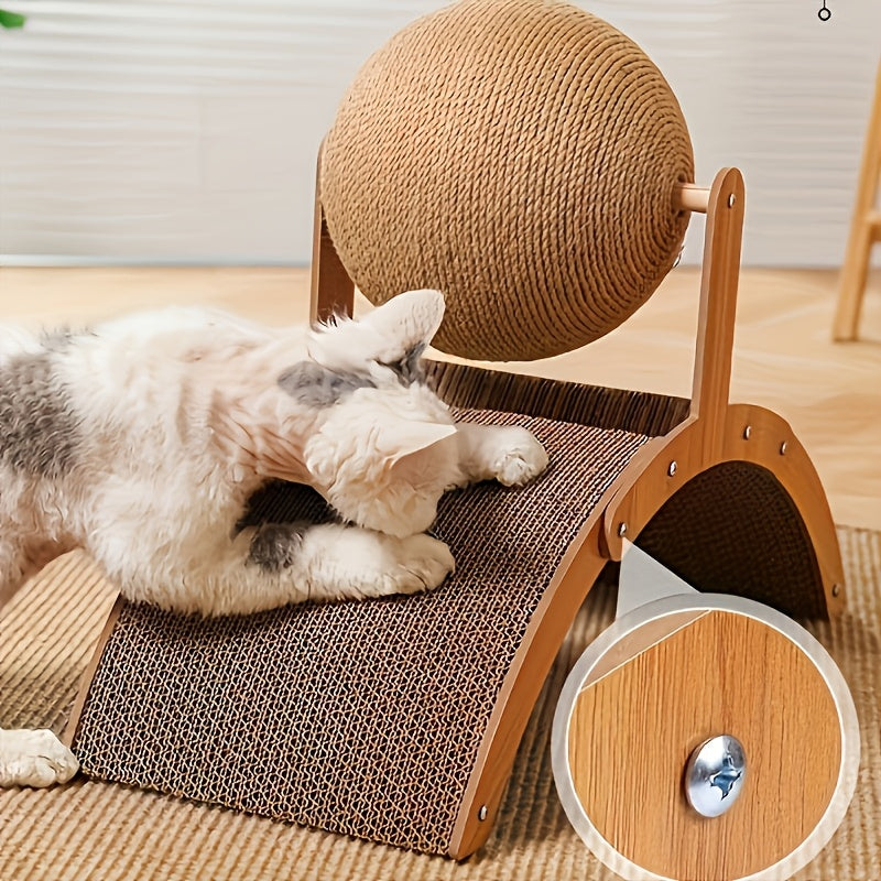 Cat Scratching Board And Cat Scratching Ball for kittens and small cats