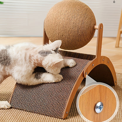 Cat Scratching Board And Cat Scratching Ball for kittens and small cats