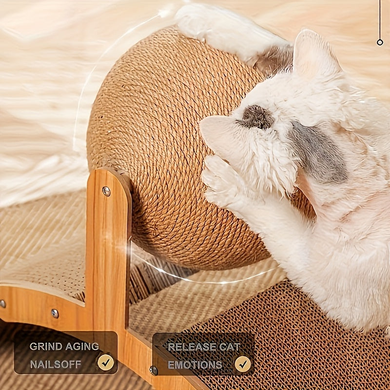 Cat Scratching Board And Cat Scratching Ball for kittens and small cats
