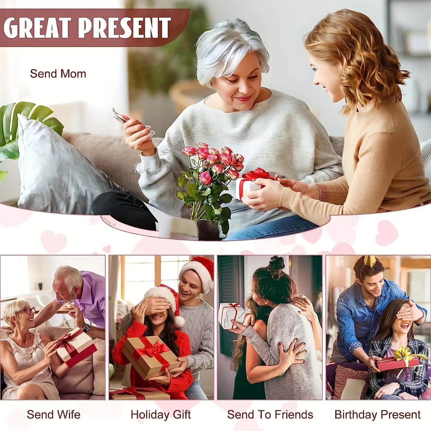 Vibrant Cat Print Cosmetic Bag with 3 Adorable Cats and Floral Design O3D