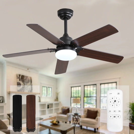 Upgrade your space with our 42" Noiseless Ceiling Fan with Lights & Remote! Perfect for any room, indoors or outdoors! 🌟💨 #HomeDecor #CeilingFan