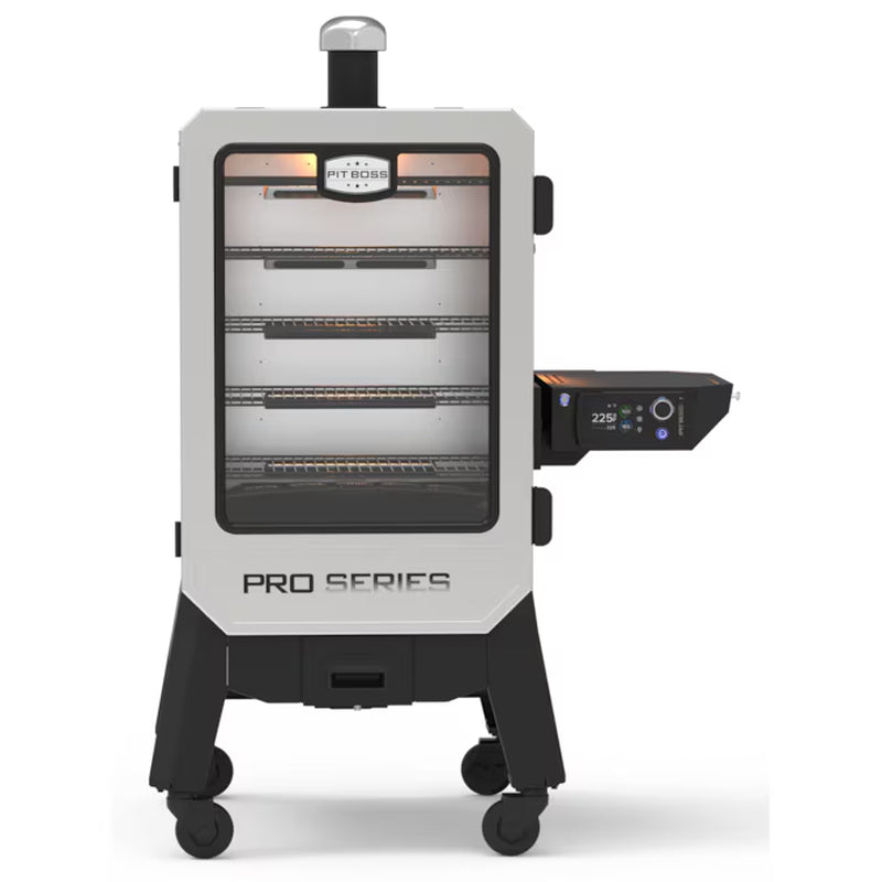6 Series Pro Elite Stainless Steel Pellet Smoker - 1529 Sq. in. Cooking Space