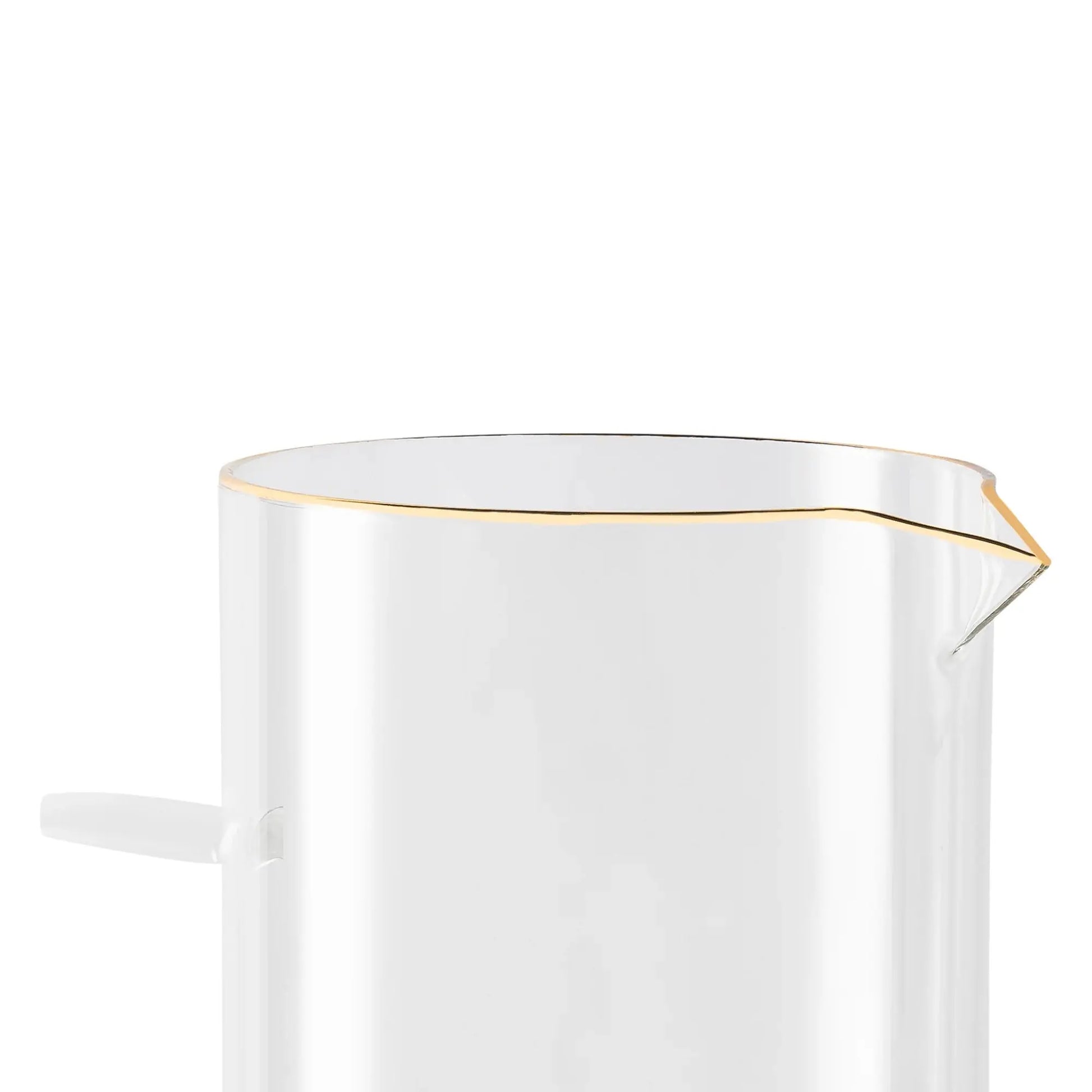 5-Piece Gold Rim Pitcher and 9Oz Drinking Glass Set