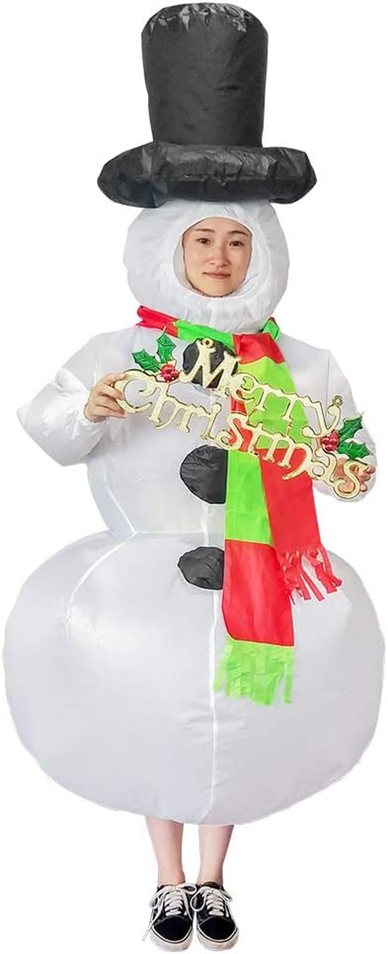 Get Ready to Stand Out with Our Inflatable Snowman Costume! Perfect for Parties and Cosplay Fun! 🎉☃️