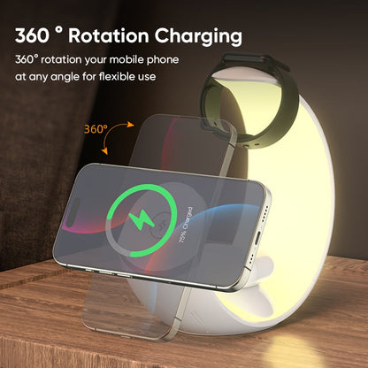 4 in 1 Wireless Charger & night light O3D