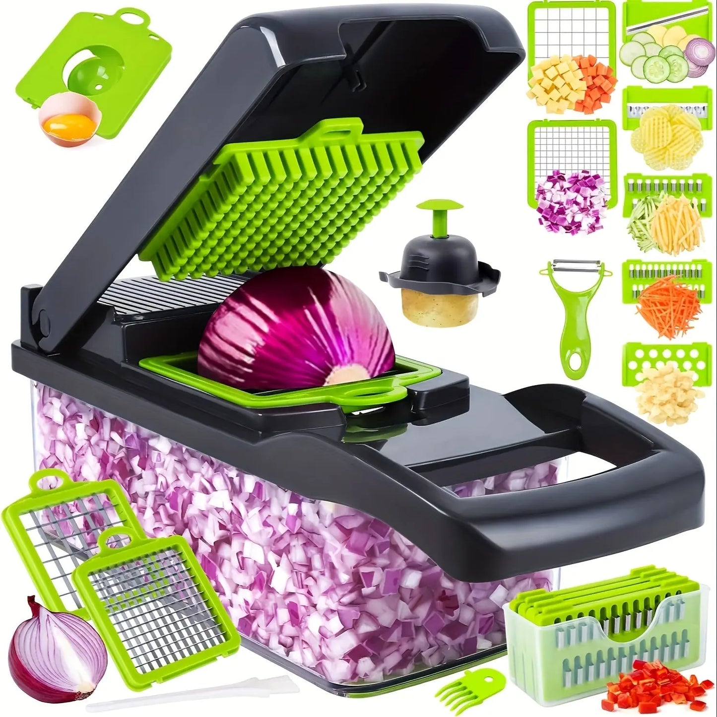 16-in-1 Multifunctional Kitchen Slicer and Dicer