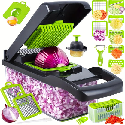 16-in-1 Multifunctional Kitchen Slicer and Dicer
