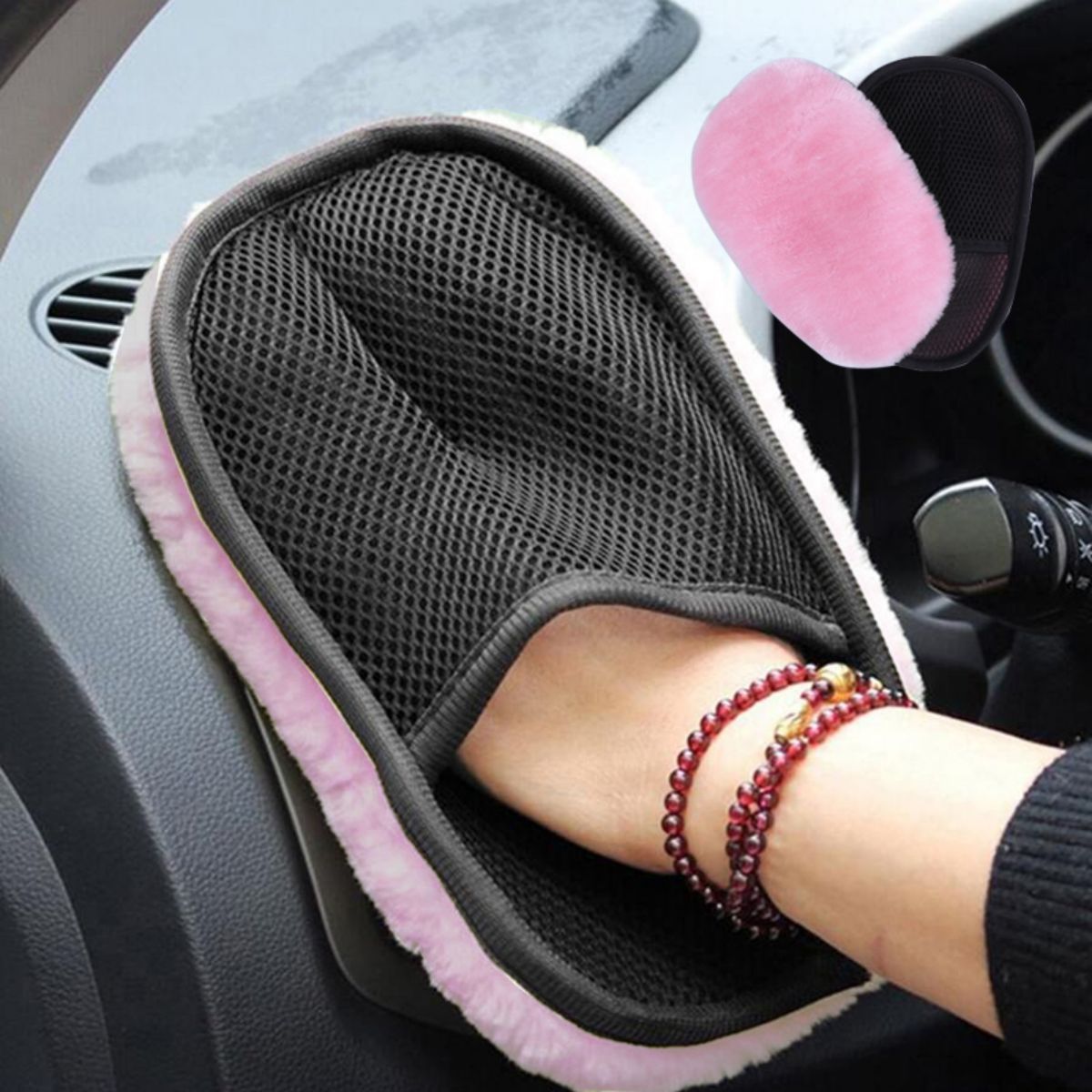 Ultra-Soft Microfiber Car Cleaning Gloves