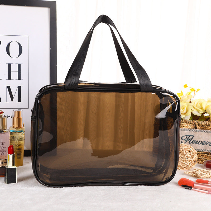 Clear Makeup PVC Bags with Secure Zipper Closure