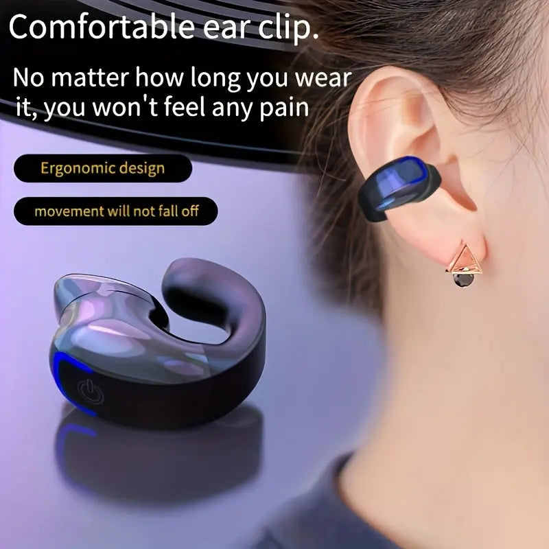 Wireless Open-Ear Clip-On Headphones with Long Battery Life O3D