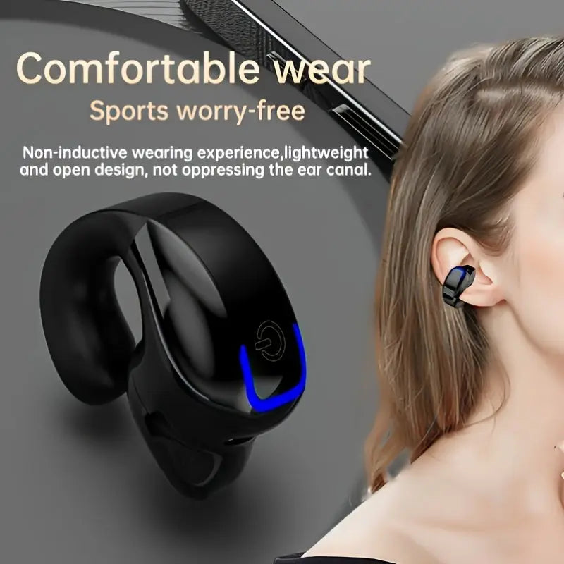 Wireless Open-Ear Clip-On Headphones with Long Battery Life O3D