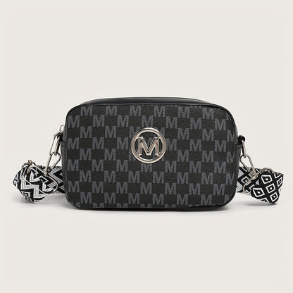 Classic Vintage M-Pattern Trendy Shoulder Bag