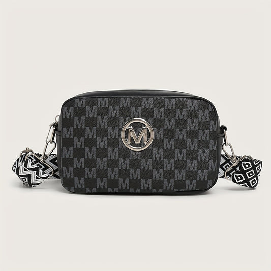Classic Vintage M-Pattern Trendy Shoulder Bag