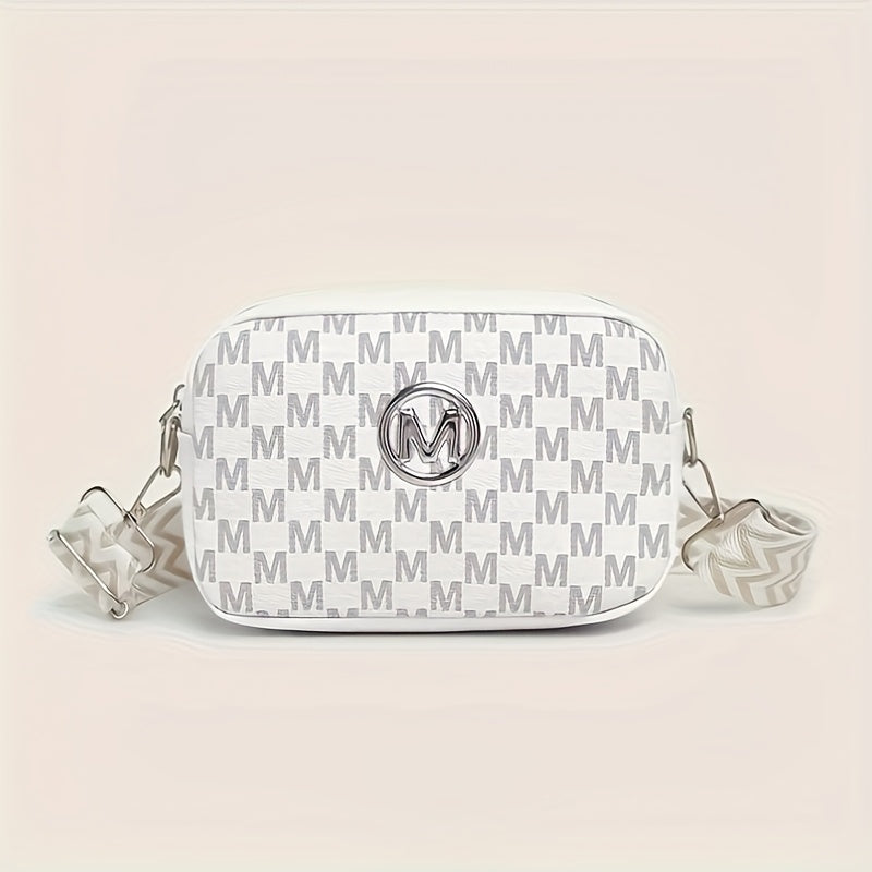 Classic Vintage M-Pattern Trendy Shoulder Bag