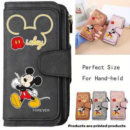 Mickey Mouse Ladies Long Clutch Bag Temu