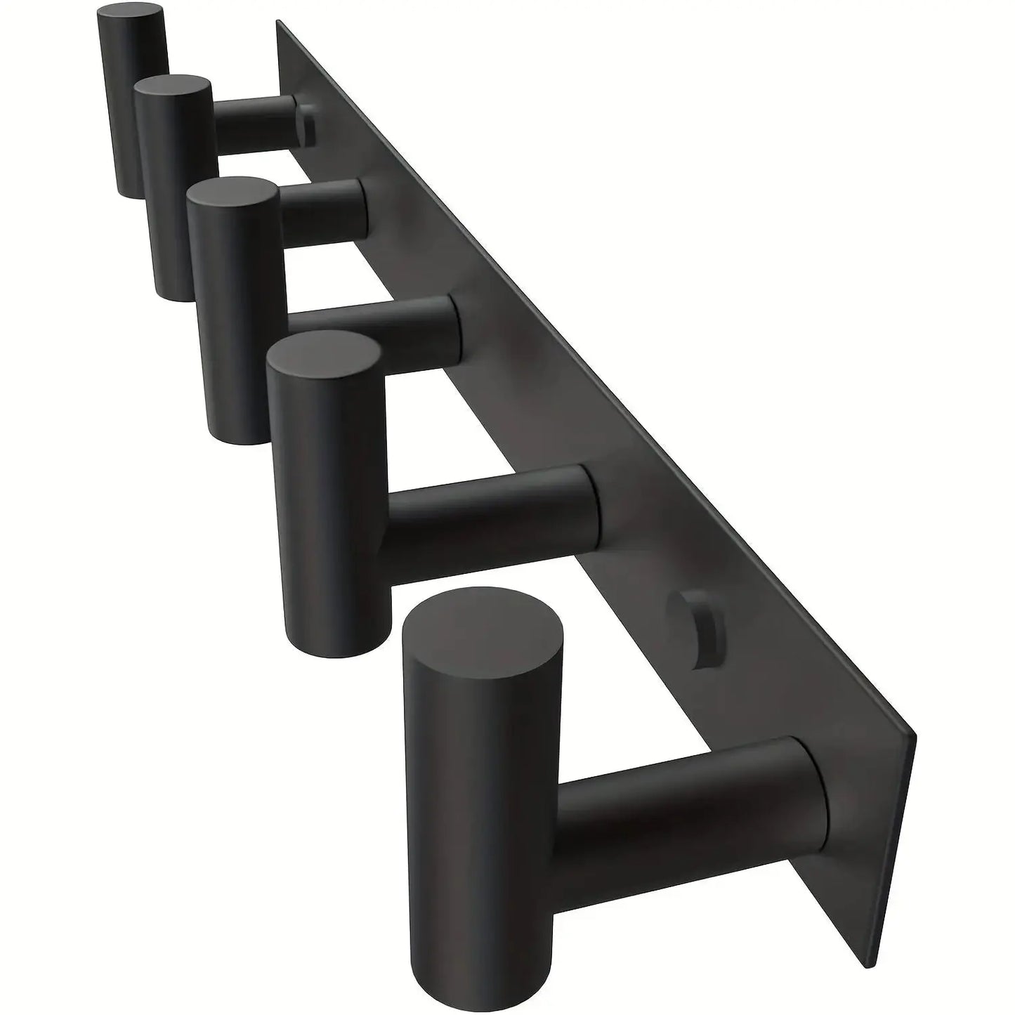 Wall-Mounted Coat Rack with T-Shaped Hooks O3DTMU