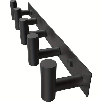 Wall-Mounted Coat Rack with T-Shaped Hooks O3DTMU