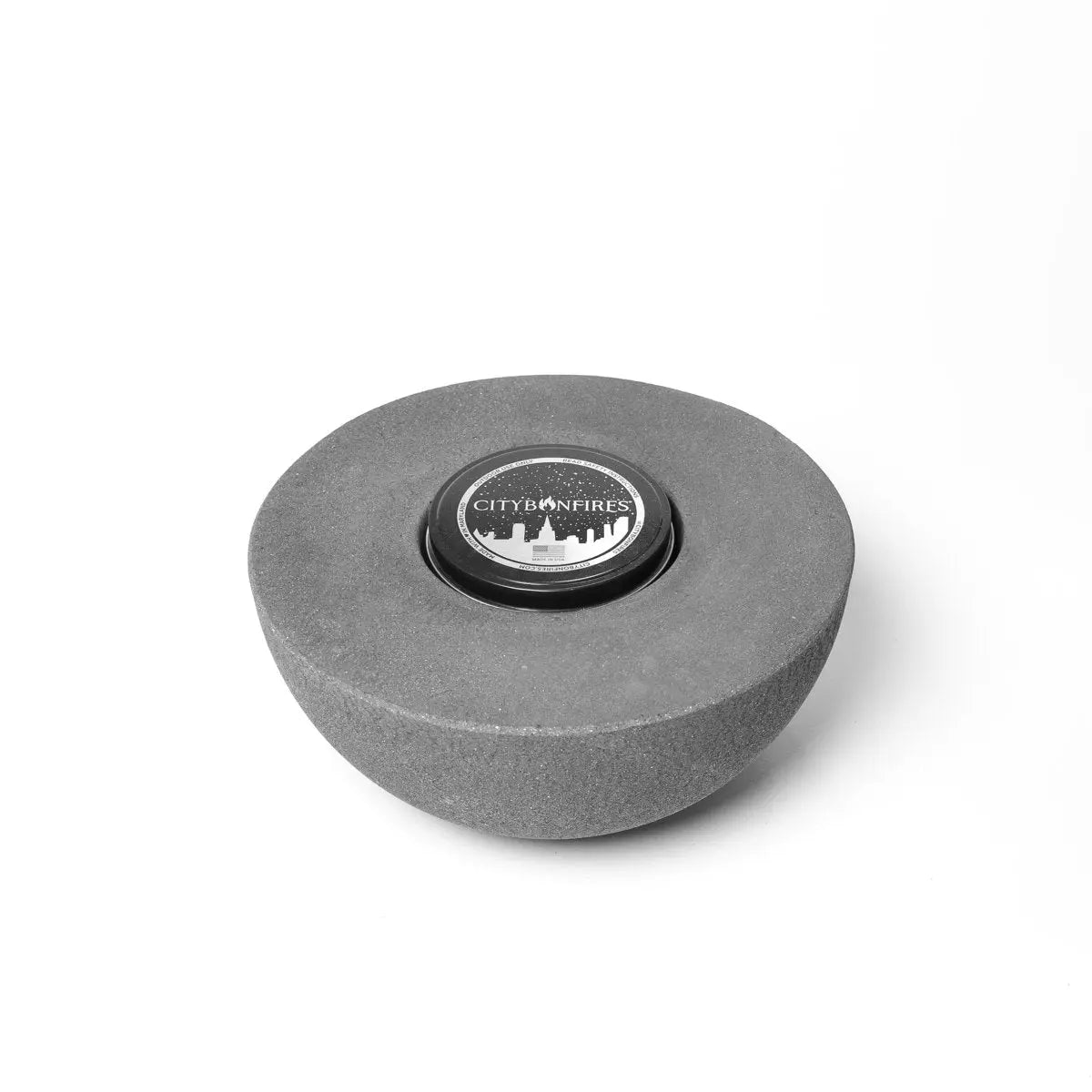 Concrete Semi-Round Fire Pit City Bonfires