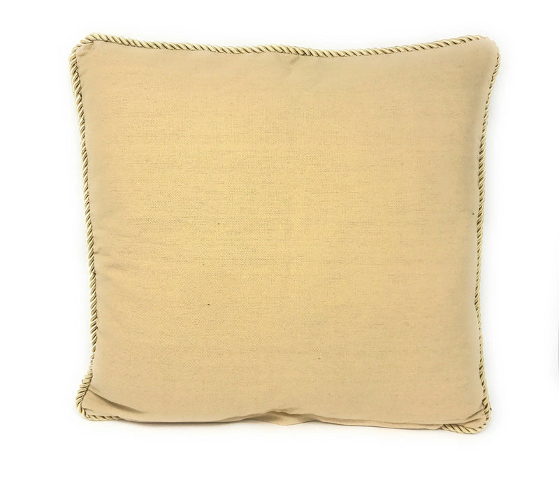 DaDa Bedding Apricot Fruit Elegant Accent Throw Pillow Cushion Cover - 1-Piece - 18" DaDalogy Bedding Collection