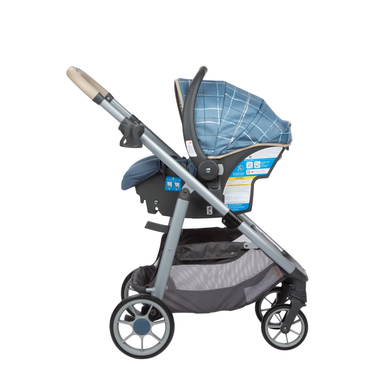 Ultimate 6-In-1 Travel System for Infants & Toddlers - Stylish Plaid Design 🌟 Unisex & Versatile! 👶🚗 #ParentingMadeEasy #TravelInStyle