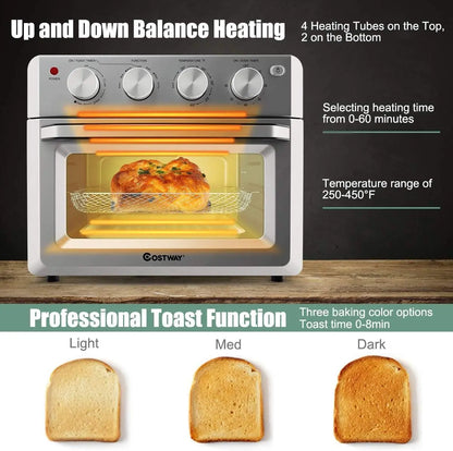 Transform Your Cooking Experience with the 7-in-1 Convection Air Fryer Toaster Oven - Bake, Broil, Toast, Dehydrate & More!