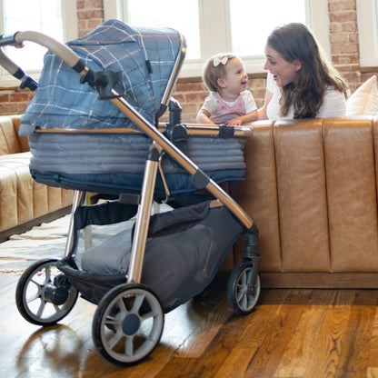 Ultimate 6-In-1 Travel System for Infants & Toddlers - Stylish Plaid Design 🌟 Unisex & Versatile! 👶🚗 #ParentingMadeEasy #TravelInStyle