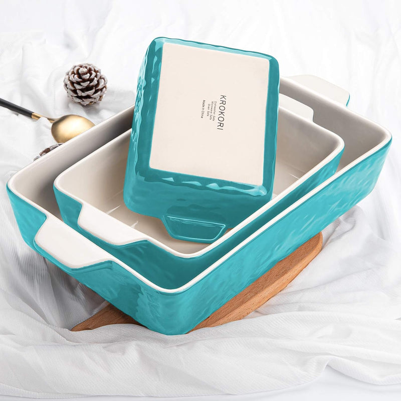 Upgrade Your Kitchen with Our 3-Piece Ceramic Baking Dish Set – Perfect for Lasagna, Cakes, and More! 🍽️✨