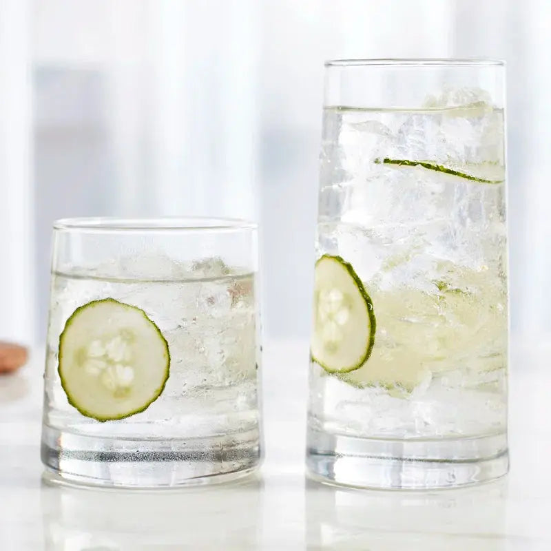 Sip Happens: The Cabos 16-Piece Tumbler and Rocks Glass Set for Your Everyday Cheers!