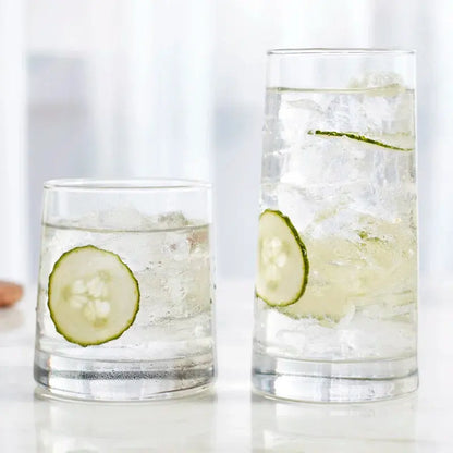 Sip Happens: The Cabos 16-Piece Tumbler and Rocks Glass Set for Your Everyday Cheers!