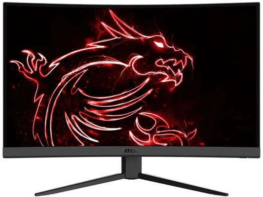 Experience Immersive Gaming with the 31.5" Curved FHD Gaming Monitor - Optix G32C4W with 165Hz Refresh Rate and 1ms Response Time