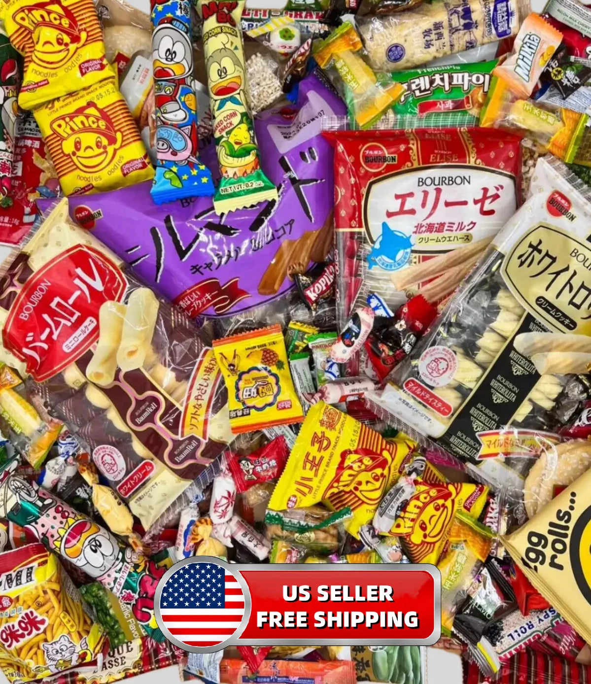 35 Piece Sweet & Savory Mix Variety Asian Snack Box- Japanese Korean Taiwanese
