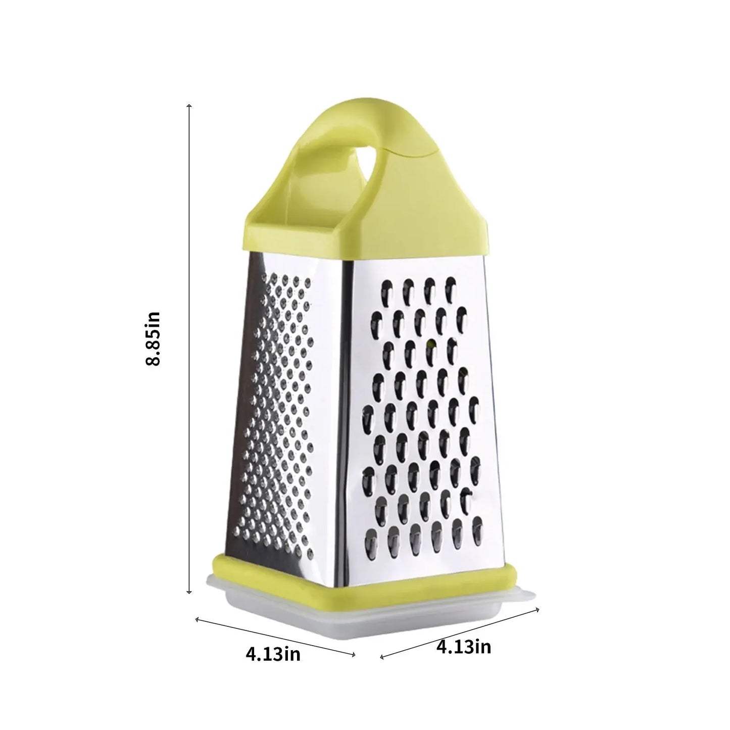 Vegetables Slicers Stainless Steel Perfect Box Grater for Cheese Vegetables Ginger Dishwasher Safe Cheese Grater Box Grater for Cheese Stainless Steel