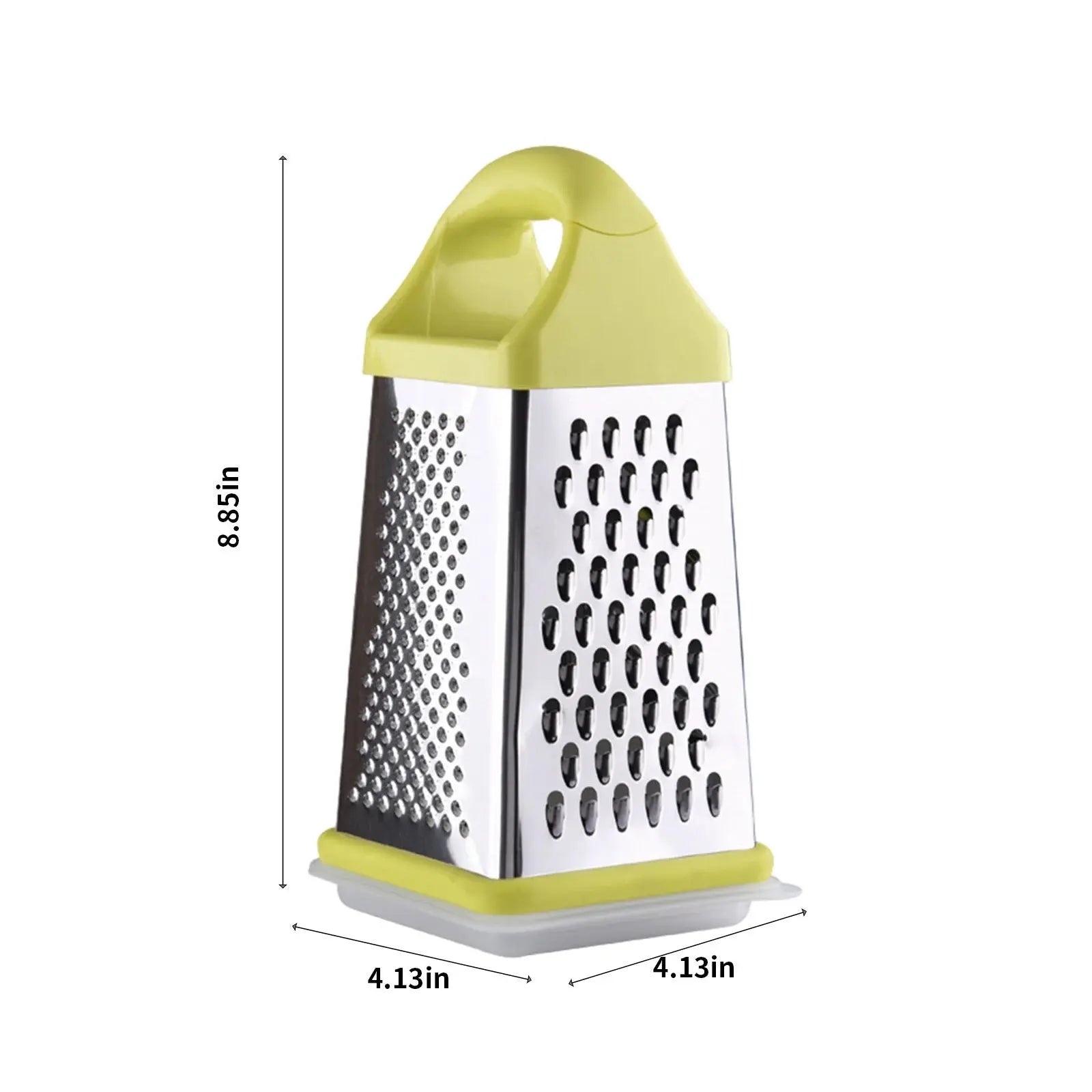 Vegetables Slicers Stainless Steel Perfect Box Grater for Cheese Vegetables Ginger Dishwasher Safe Cheese Grater Box Grater for Cheese Stainless Steel