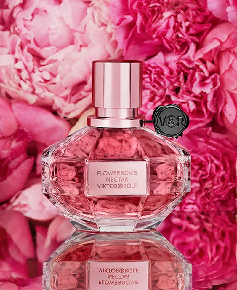 Unleash Your Inner Floral Goddess with Flowerbomb Nectar Eau De Parfum - 3.4 Oz of Pure Bliss! 🌸✨