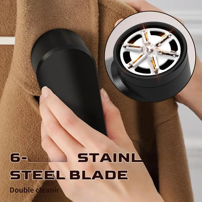 Fabric Shaver, Lint Remover for Clothes, Effectively and Quickly Remove Pills, Sweater Shaver with Stainless Steel Remove Clothes Fuzz, Lint Balls, Pills, Bobbles Black