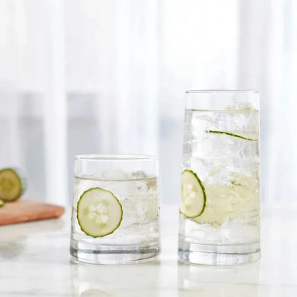 Sip Happens: The Cabos 16-Piece Tumbler and Rocks Glass Set for Your Everyday Cheers!