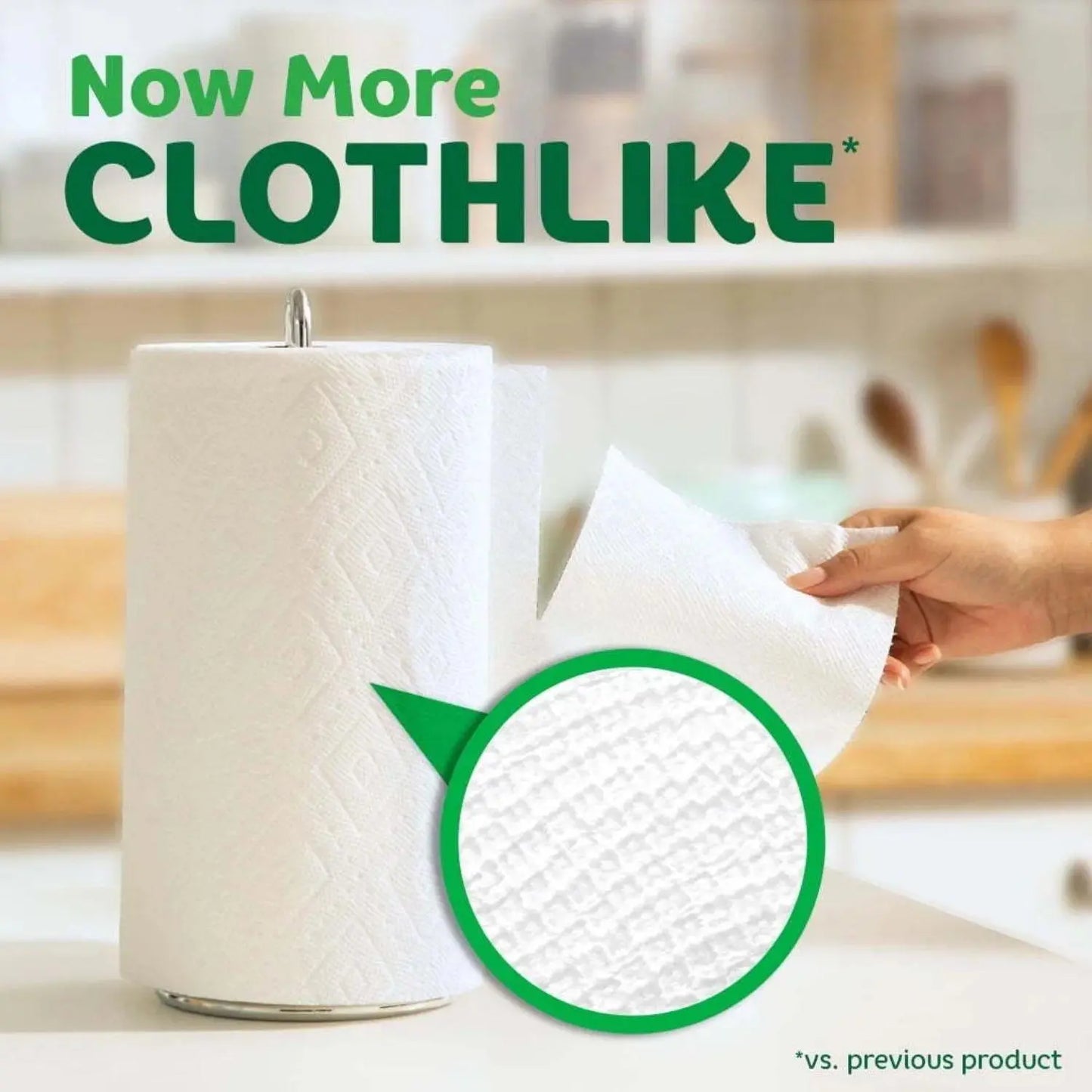 Bounty Full Sheet Paper Towels, 6 Double Rolls, White