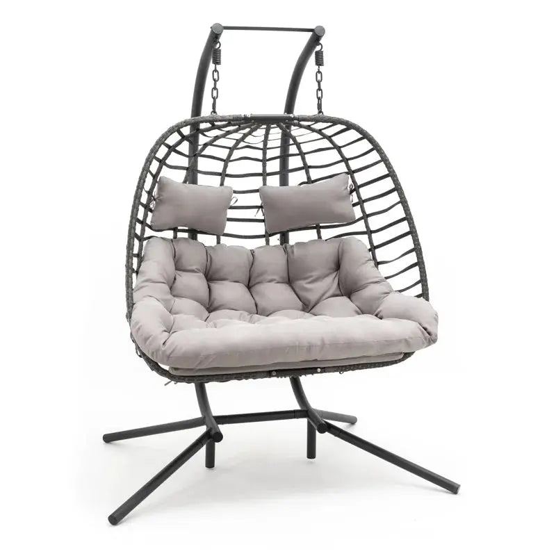 Burhans 2 Person Swing Chair with Stand