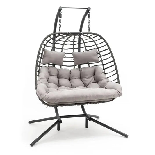 Burhans 2 Person Swing Chair with Stand
